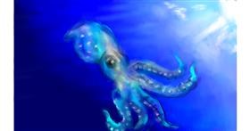 Drawing of Squid by AYAN