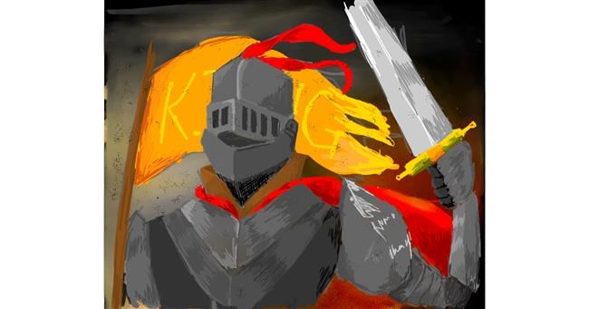 Drawing of Knight by AlwaysN