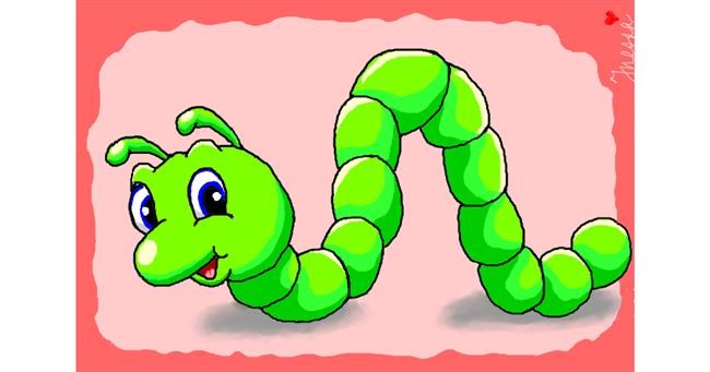 Drawing of Caterpillar by InessA