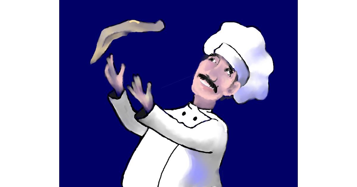 Drawing of Chef by Cec