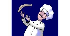 Drawing of Chef by Cec