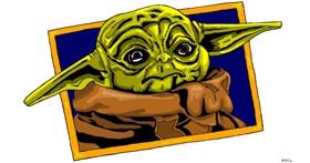 Baby Yoda - autor: flowerpot