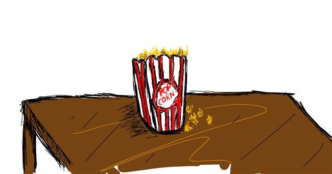 Popcorn-Zeichnung von Accound124