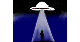 Drawing of Alien by pHantom