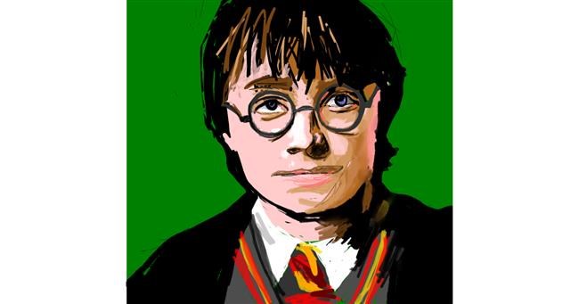 Drawing of Harry Potter by Rak