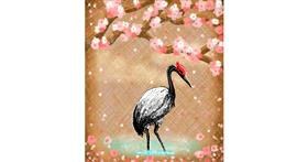 Drawing of Stork by 🌌Mom💕E🌌