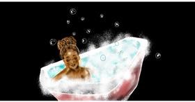 Drawing of Bathtub by Eclat de Lune