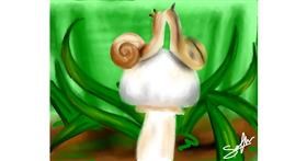 Drawing of Snail by Sophie_draw24