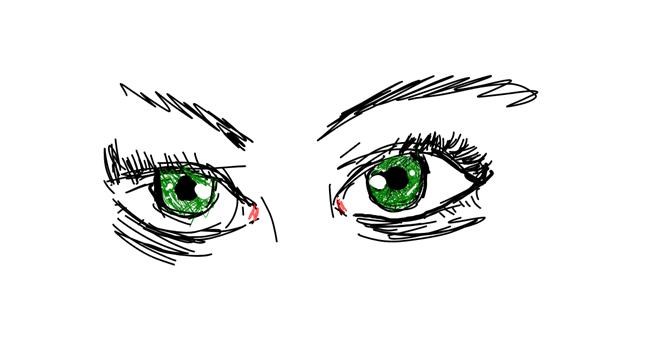 Augen-Zeichnung von Pizza🍕