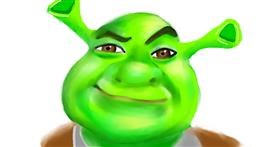 Drawing of Shrek by zeenmachine