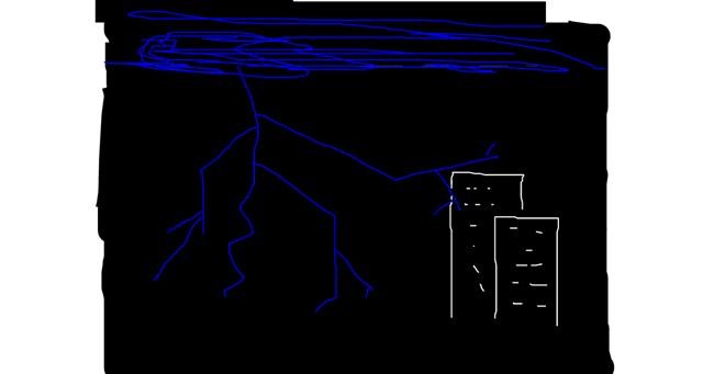 Drawing of Lightning by Vangelis
