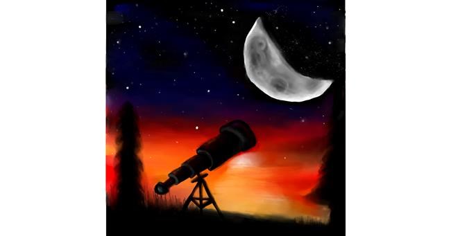 Drawing of Telescope by 🌌Mom💕E🌌