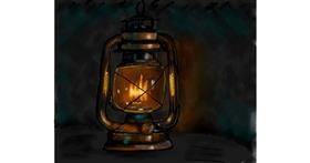 Lampe-Zeichnung von Bri