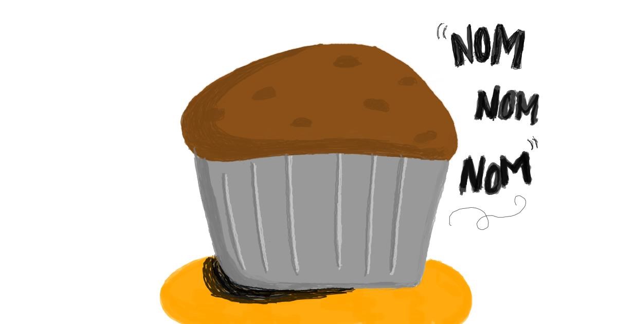 Drawing of Muffin by Tara Echo 🤪