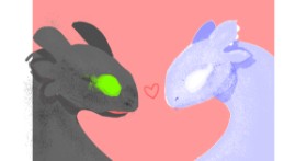 Drawing of Dragon by Redd_Pandaii