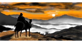 Drawing of Camel by Çhåching