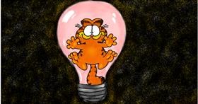 Drawing of Light bulb by InessA
