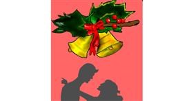 Drawing of Mistletoe by Sala