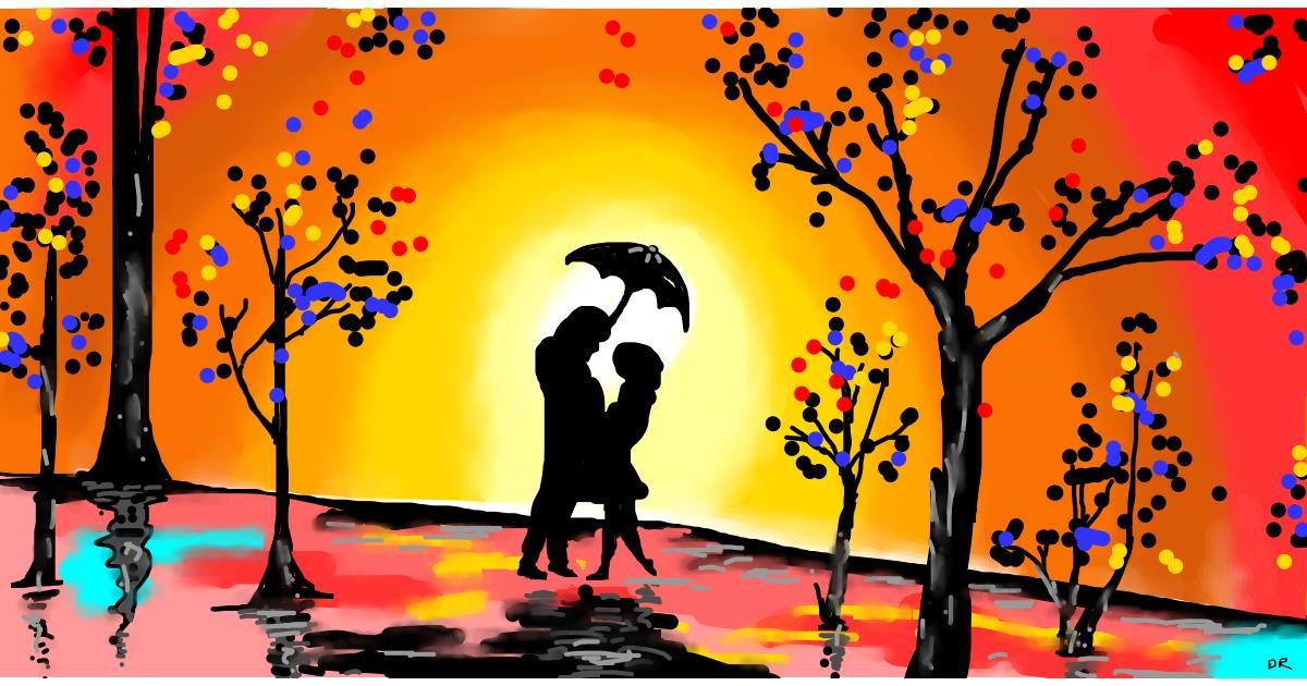 Watch Swimmer draw Love