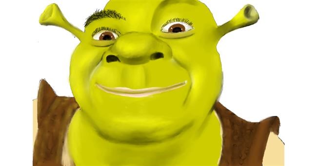 Drawing of Shrek by Wizard