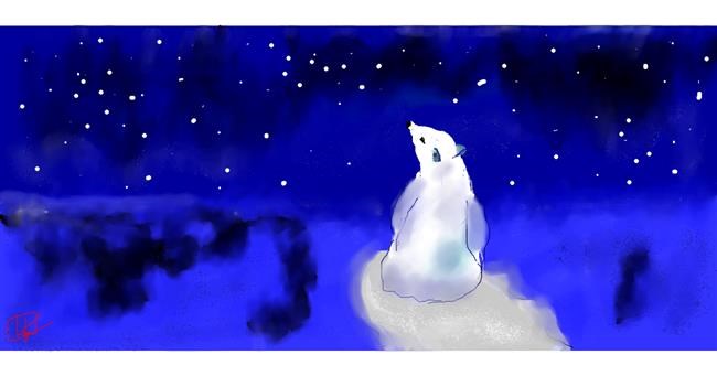 Drawing of Polar Bear by love