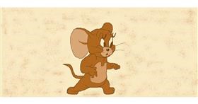 Drawing of Jerry (Tom & Jerry) by Jenny