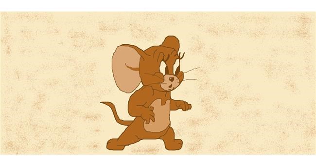 Drawing of Jerry (Tom & Jerry) by Jenny