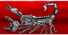 Drawing of Scorpion by Swimmer