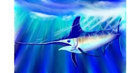 Drawing of Swordfish by Wizard