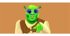 Drawing of Shrek by Alias_Queen