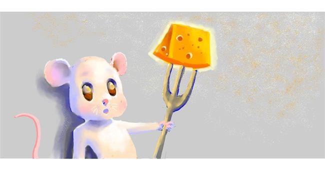 Drawing of Cheese by Женя