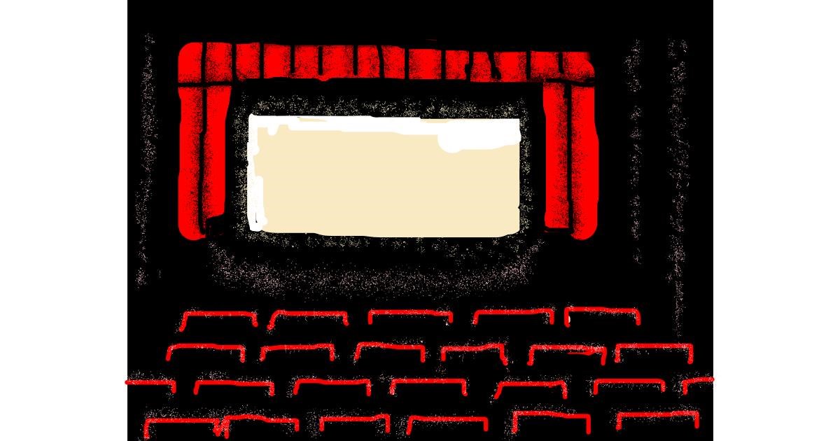 Drawing of Cinema by Anonymous