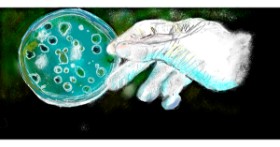 Drawing of Bacteria by Suzie