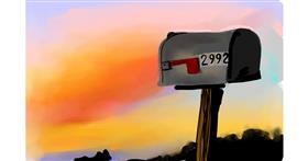 Drawing of Mailbox by Rose rocket