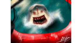 Drawing of Shark by I.N-OG Profile🖤🫶✨