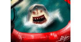 Drawing of Shark by I.N-OG Profile🖤🫶✨