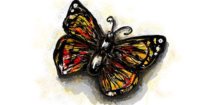 Schmetterling-Zeichnung von Babyone
