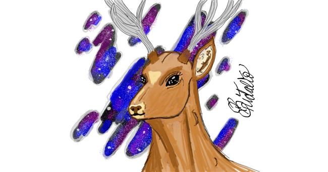 Drawing of Deer by BRIDALIO🍌
