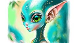 Drawing of Alien by DrawSomething