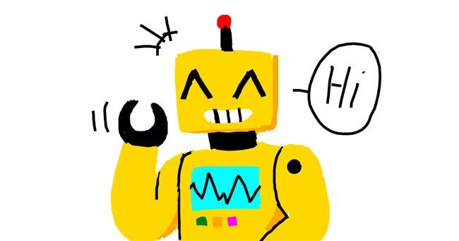 Drawing of Robot by Mr Banana