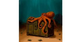 Drawing of Treasure chest by Joze
