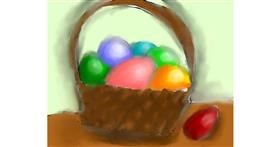 Drawing of Easter egg by Bee 🐝