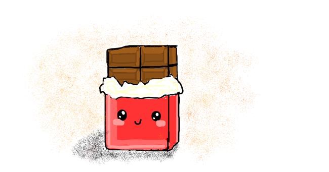 Drawing of Chocolate by coconut