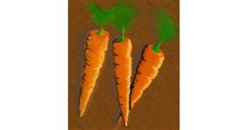 Drawing of Carrot by Daddy Big Fella