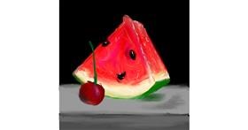 Drawing of Watermelon by camay