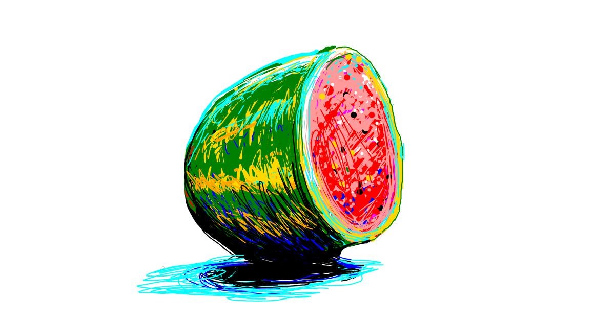 Drawing of Watermelon by TheKroner