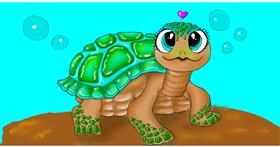 Drawing of Sea turtle by shelby