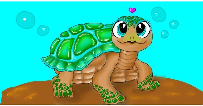 Drawing of Sea turtle by shelby