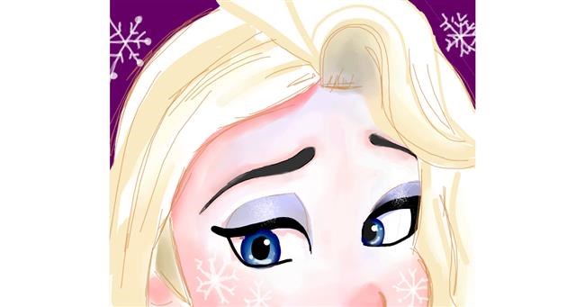 Drawing of Elsa (Disney) by COOKIE🍪