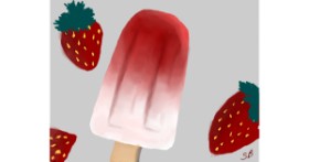Drawing of Popsicle by I_love_batman💜🦇